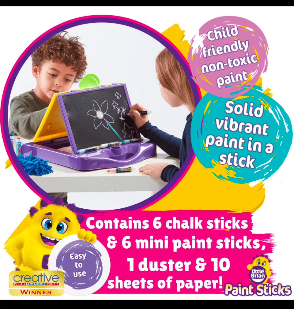 Little Brian 2 in 1 mess free art station