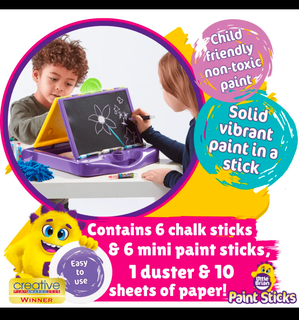 Little Brian 2 in 1 mess free art station
