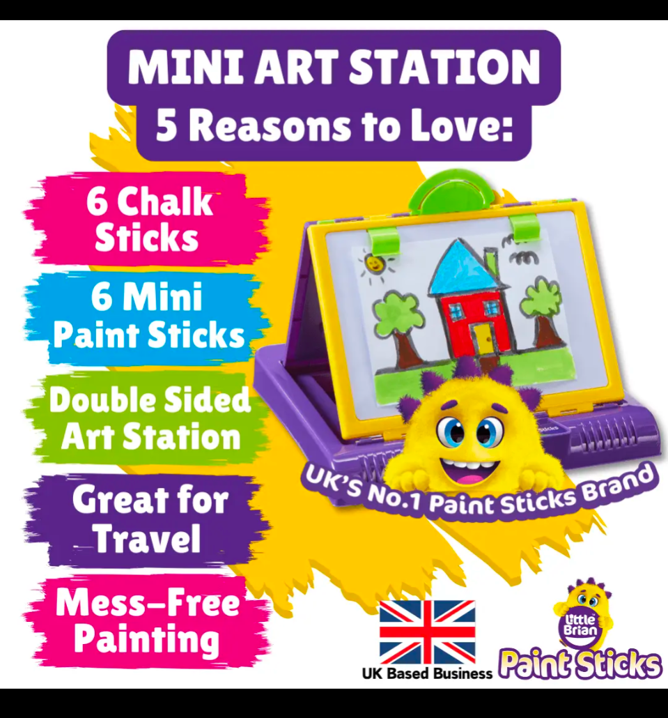 Little Brian 2 in 1 mess free art station