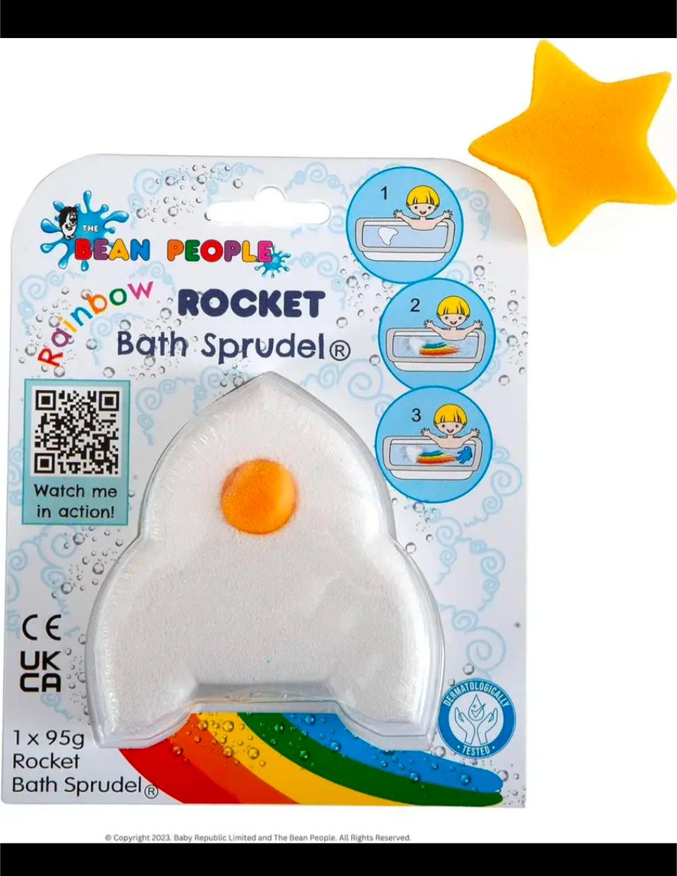 Bean people rainbow rockets bath sprudles