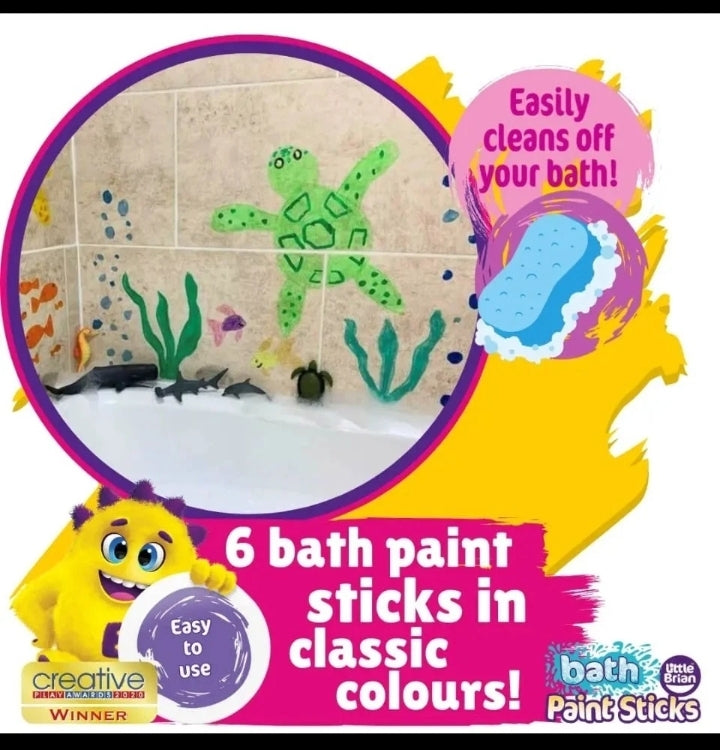 Little Brian bath paint sticks