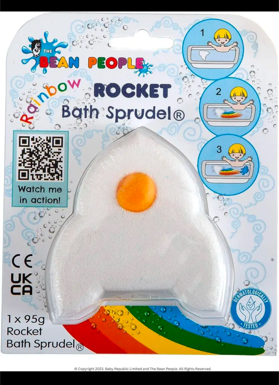 Bean people rainbow rockets bath sprudles