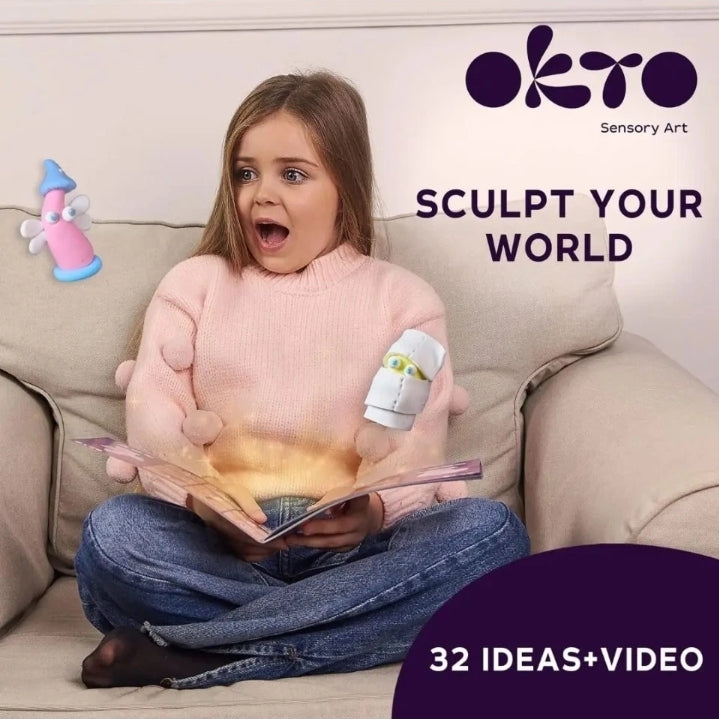 Sensory play air clay 24 set pastel colours