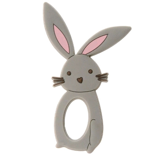 Grey Bunny teether toy