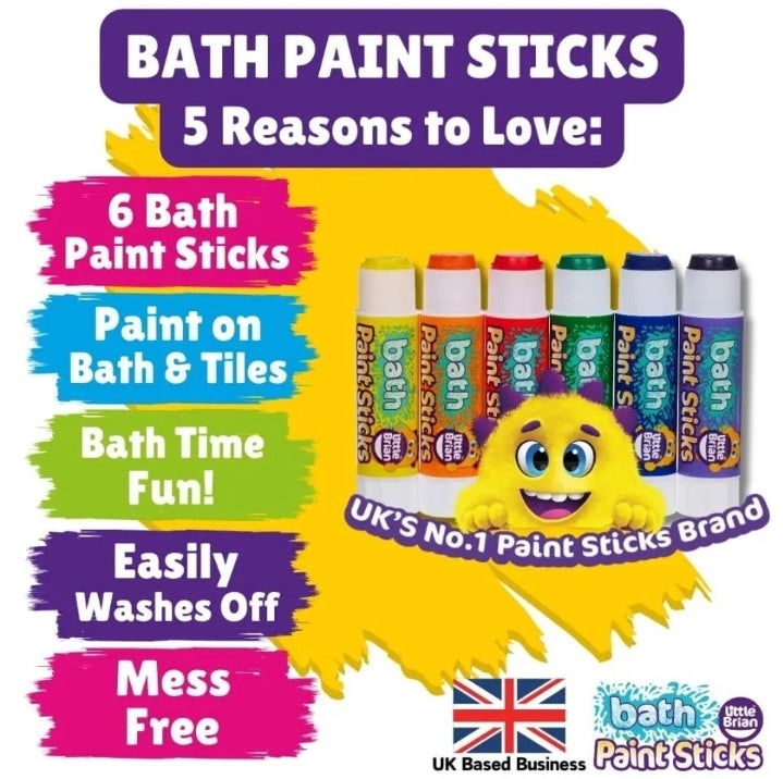 Little Brian bath paint sticks